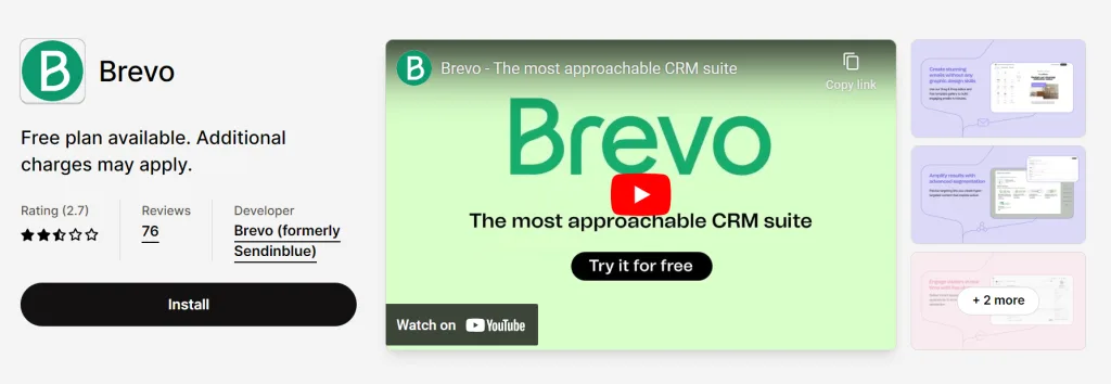 brevo shopify integration