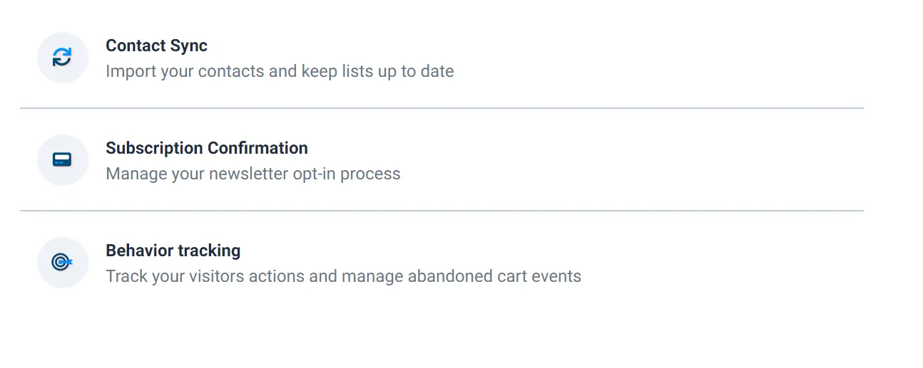 sendinblue-shopify-features