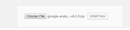 upload monsterinsights plugin