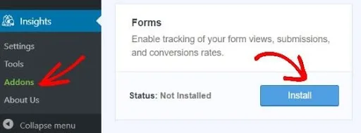 forms monsterinsights