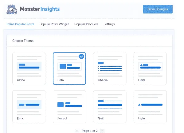 display posts customization