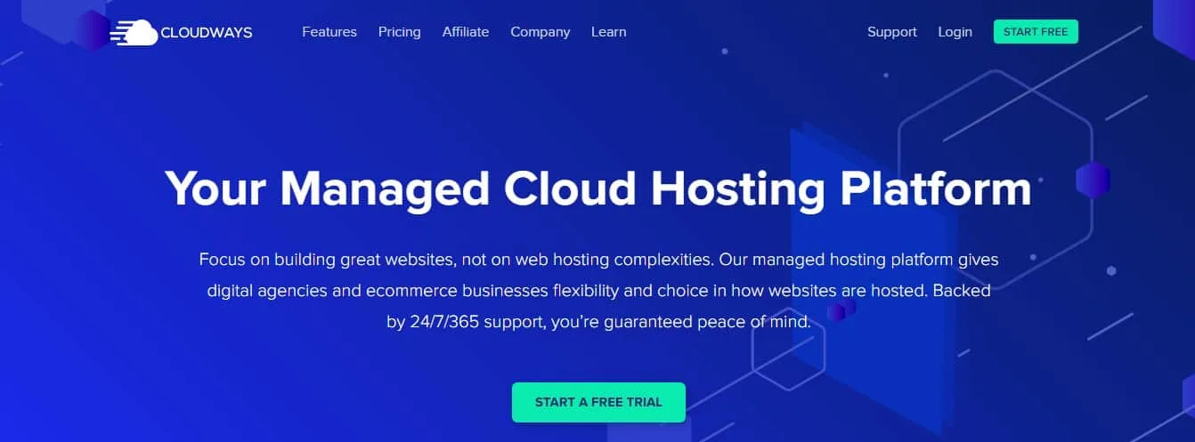 Cloudways free trial dashboard launching a cloud server