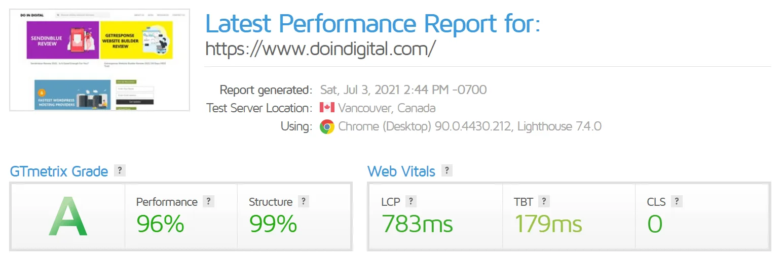 gtmetrix pagespeed after rocket.net migration gtmetrix pagespeed after rocket.net migration
