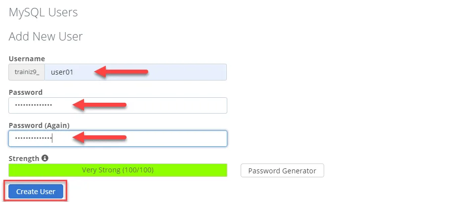 create sql database in hosting