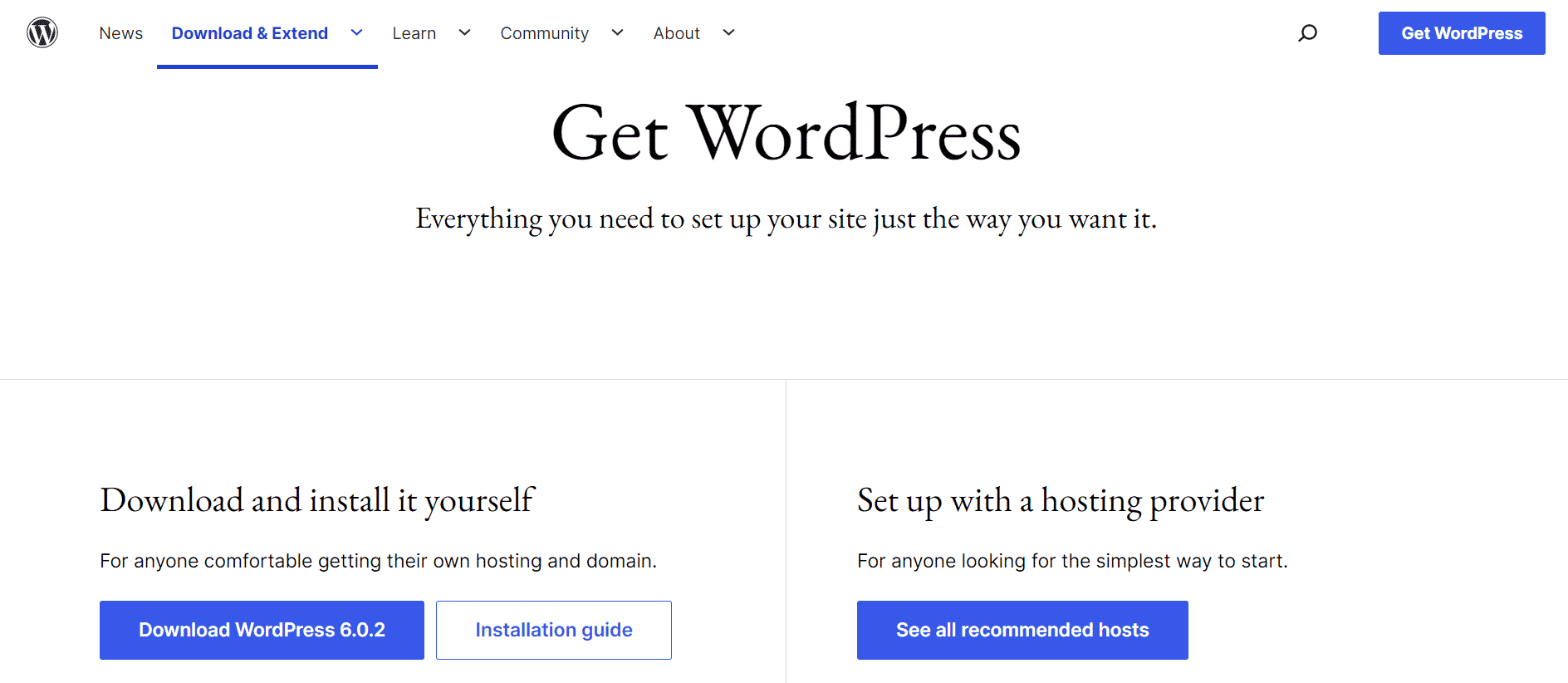 wordpress download