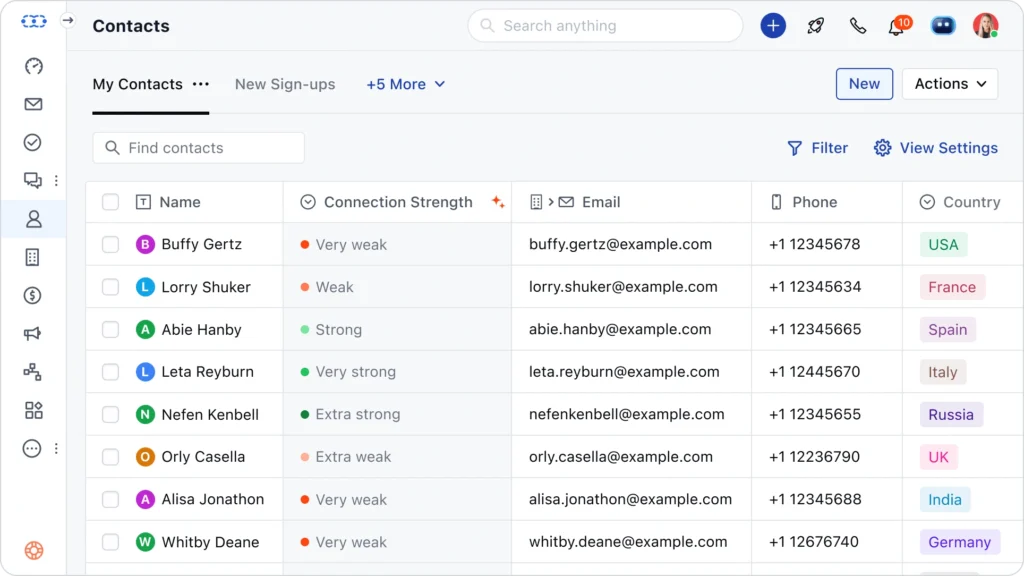 Salesmate CRM with built-in calling and sales sequence automation