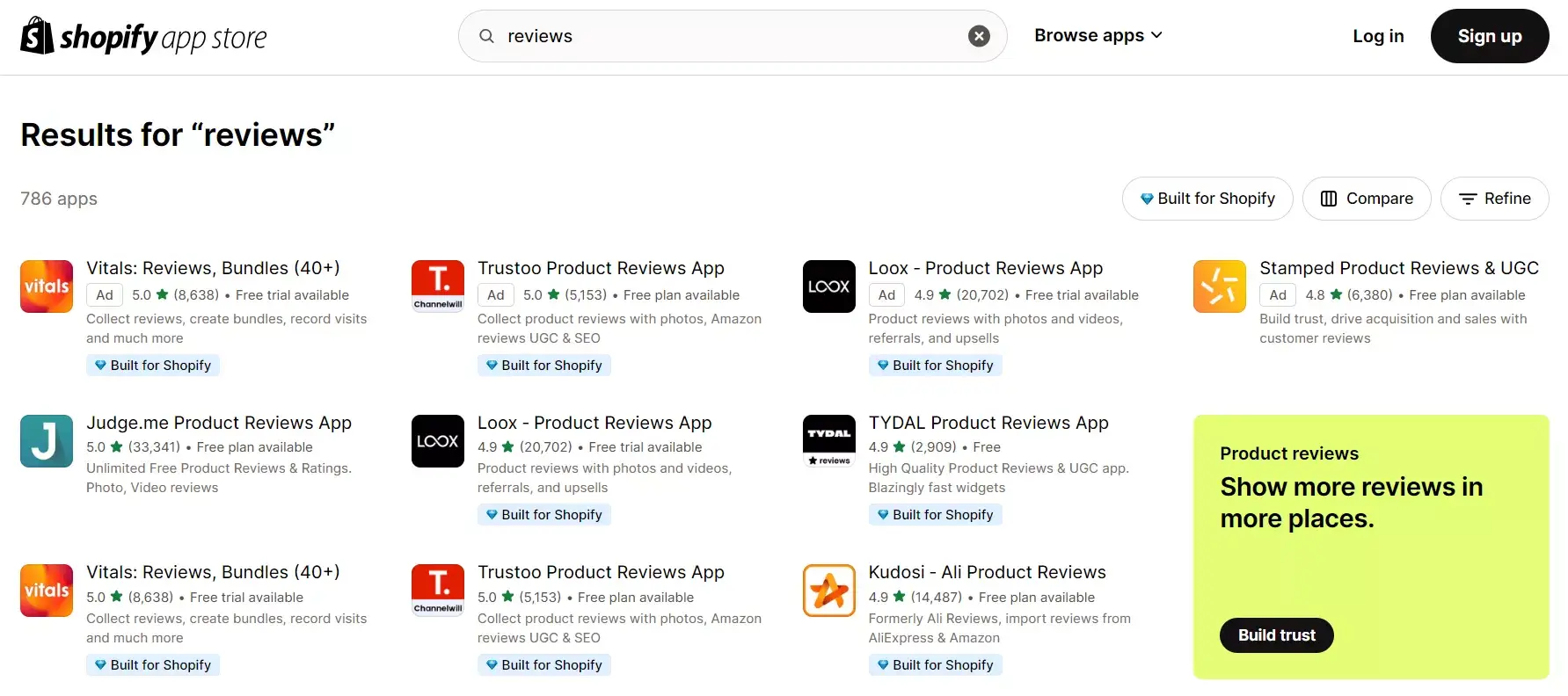 Shopify Reviews