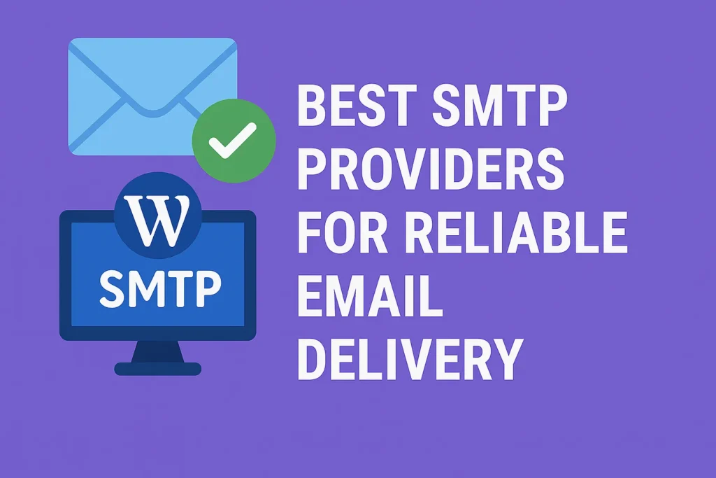 SMTP provider comparison chart highlighting email delivery reliability and features