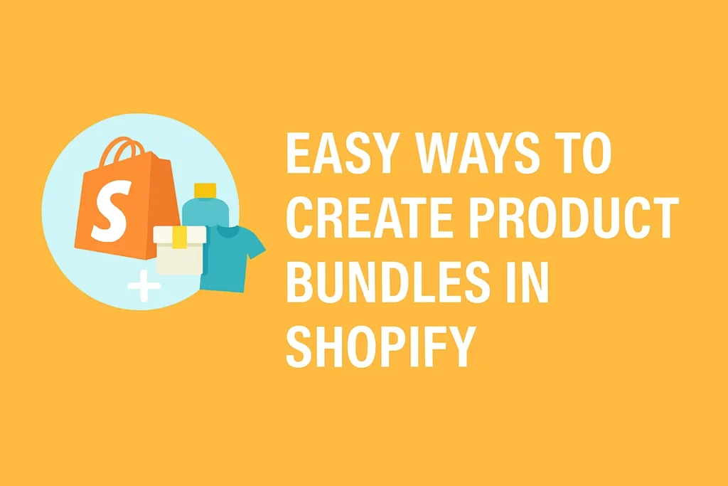 Product bundle creation interface in Shopify with grouped items and pricing options