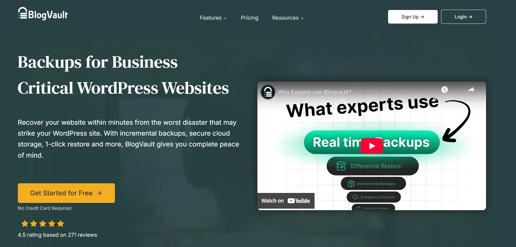 blogvault wordpress backup plugin