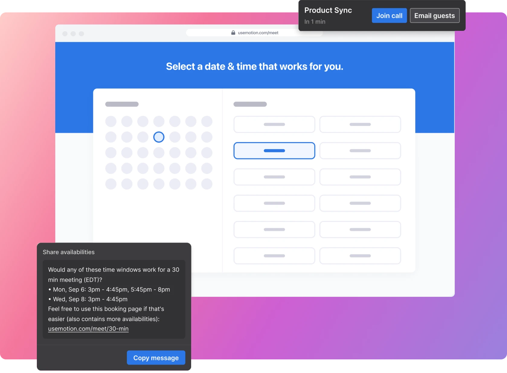usemotion ai scheduling assistant