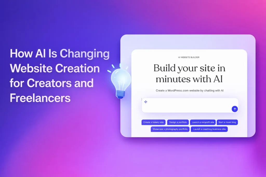 AI website builder