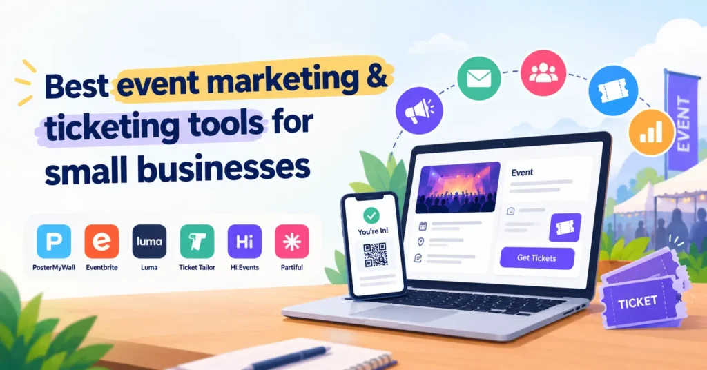 Best event marketing and ticketing tools for small businesses in 2026